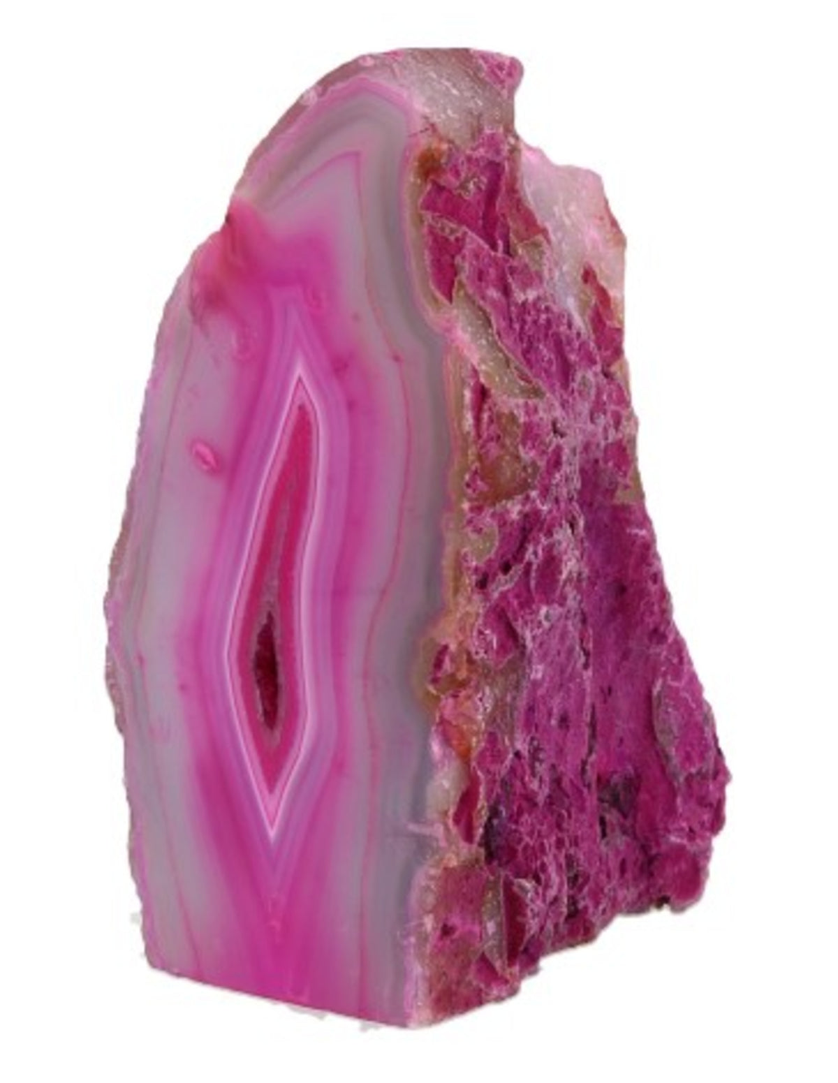 Agat ändstycken, rosa färgade, 150 g till 1 kg, per kg