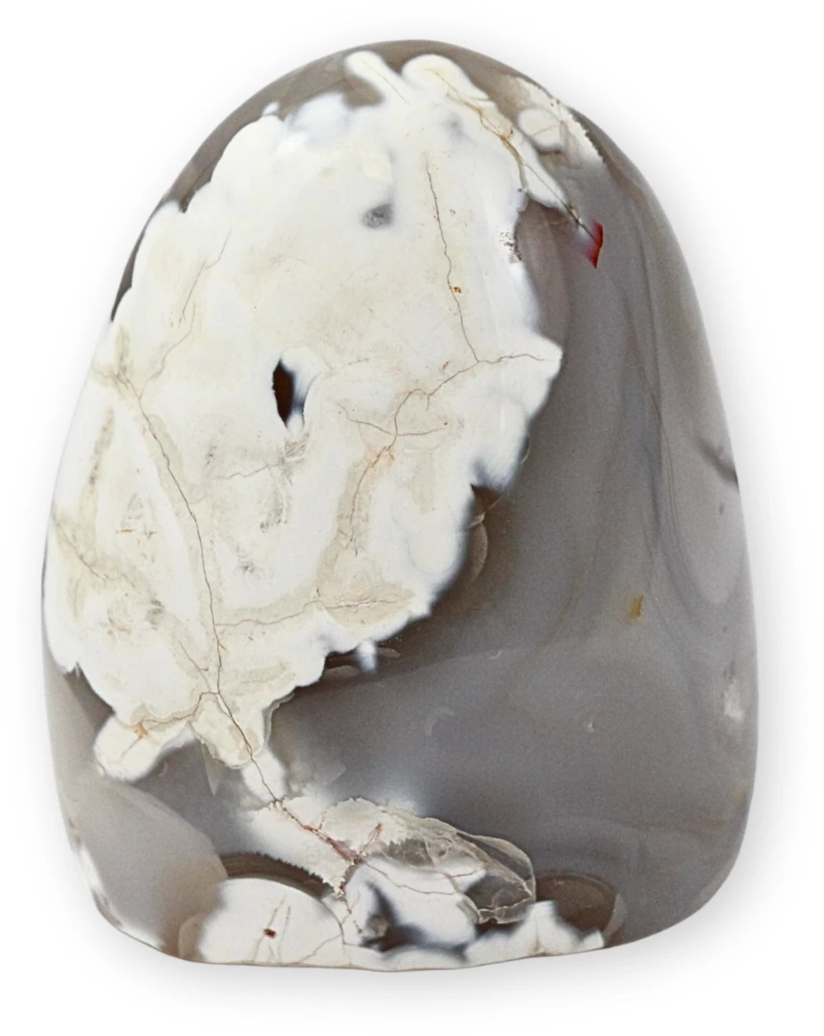 Agat orka skulptur, 7,5 x 4,9 x 6,3 cm, 0,4 kg, nr 21