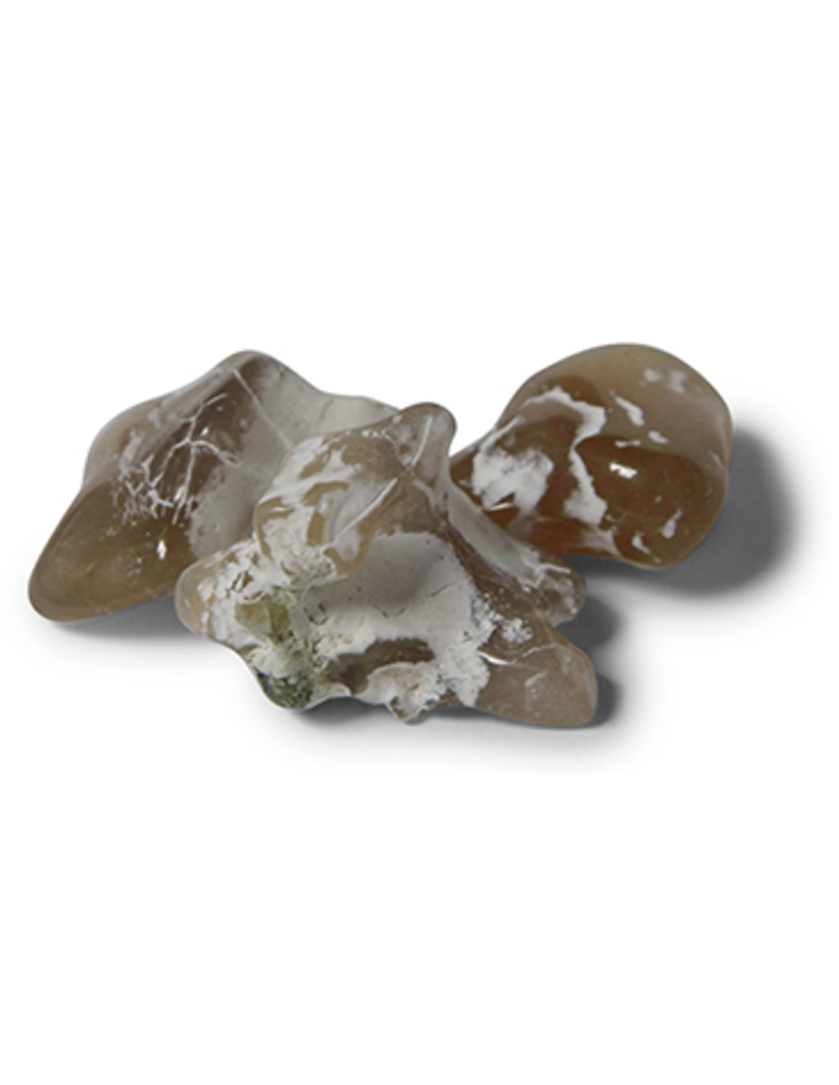 Agat trumlade stenar, ormmönster, 50 g (ca 6 st)