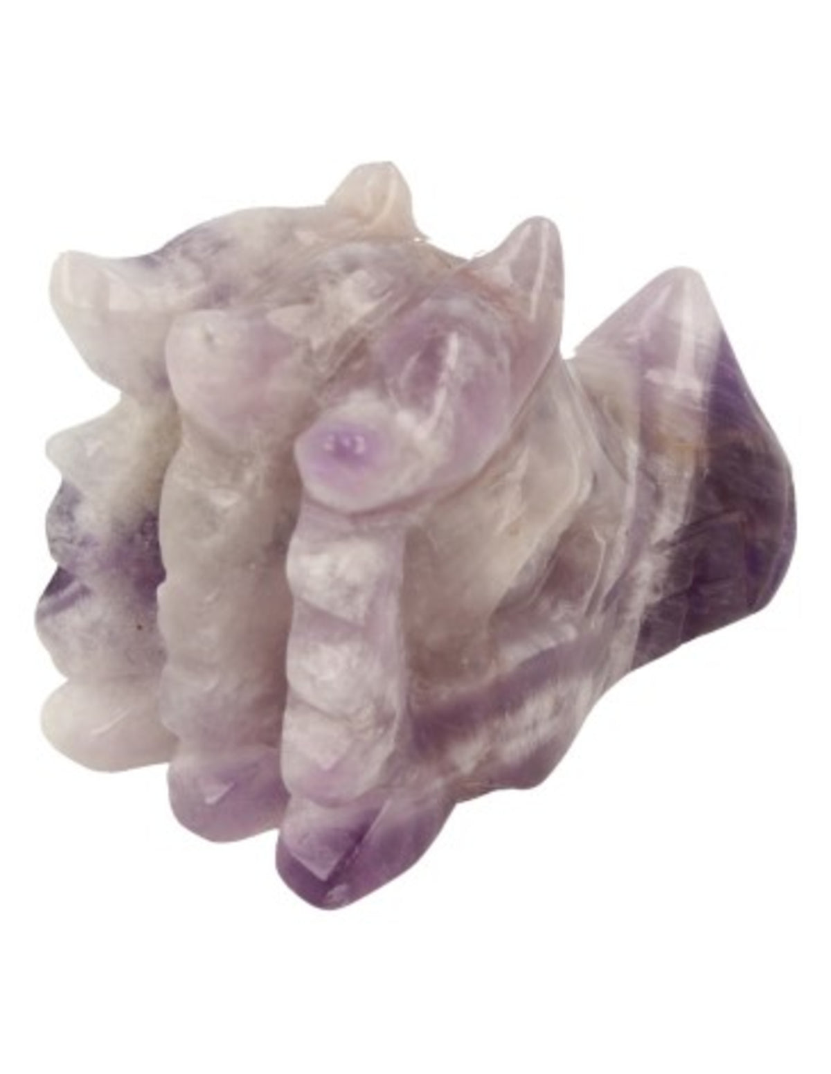 Ametist drakskalle, 5 cm