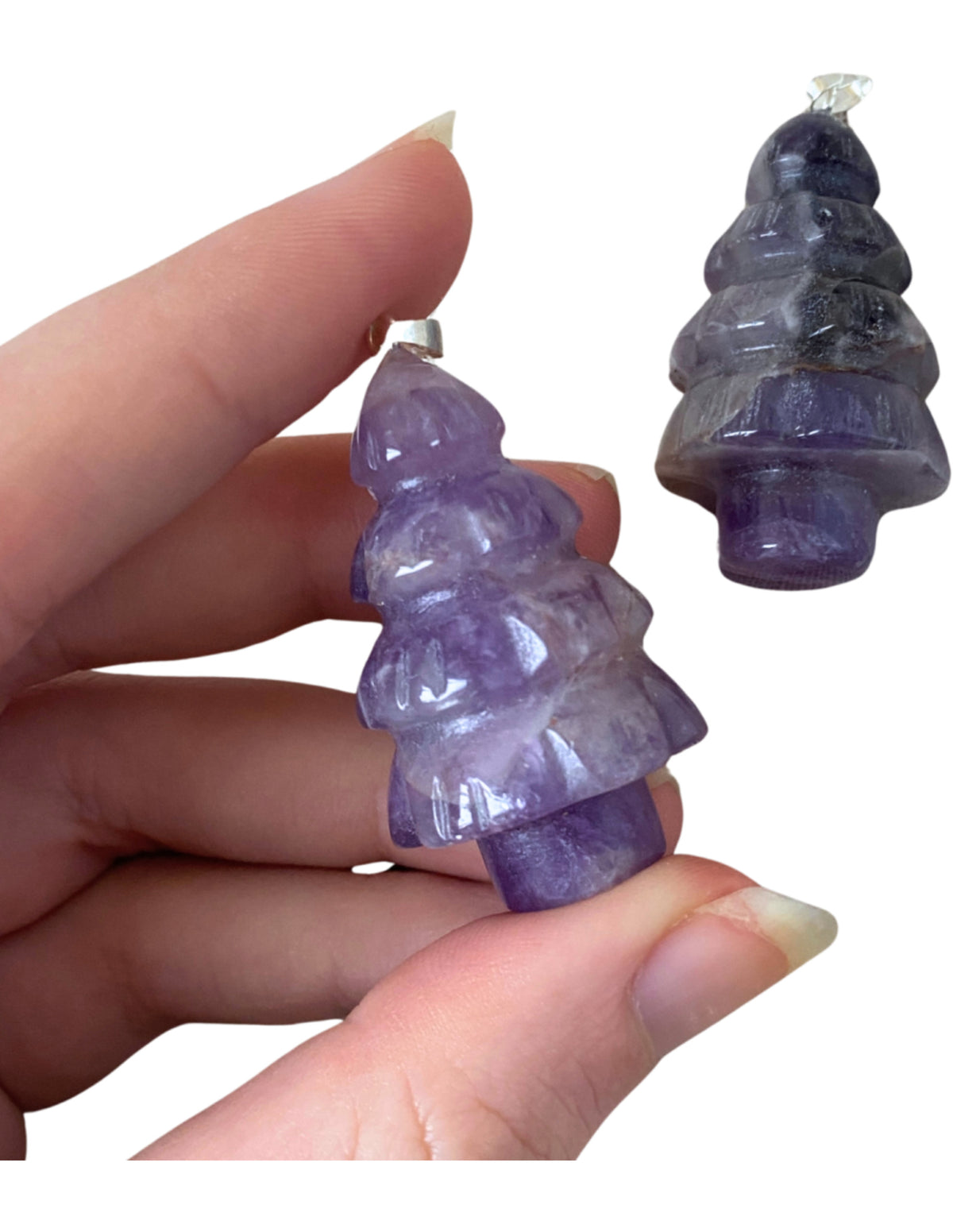 Ametist julgranshänge, 4 cm (20 g)