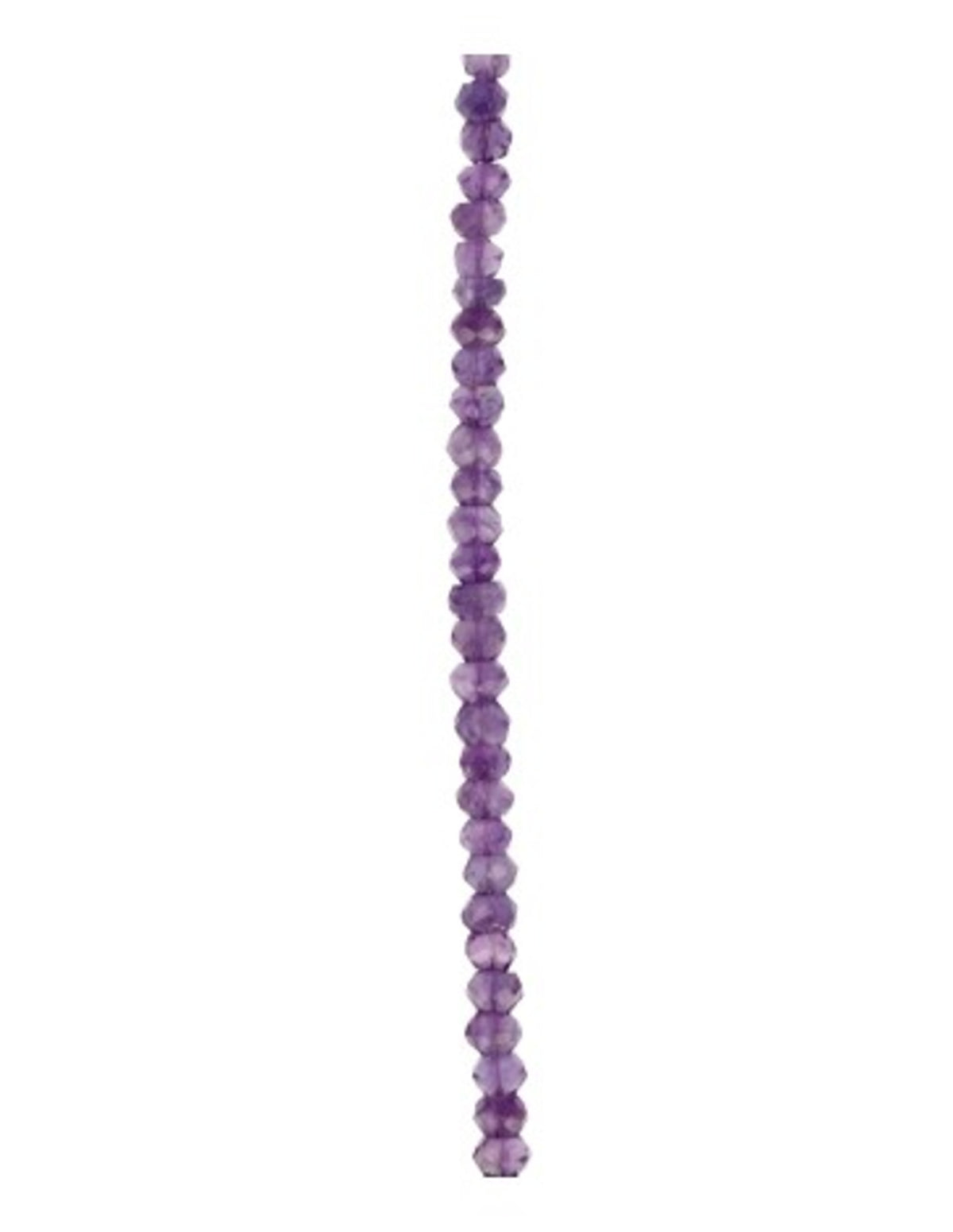 Ametist halsband Summer Vibes, fasettslipade pärlor 4 mm