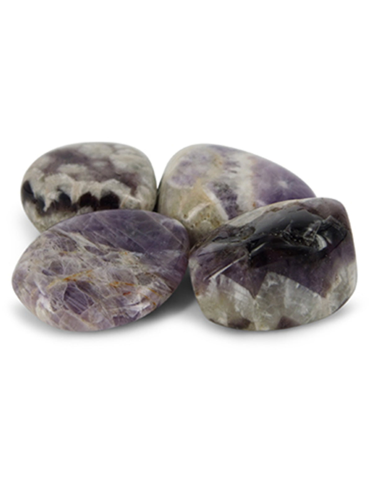 Ametistkvarts trumlade stenar, 1,5 till 4 cm, 500 g