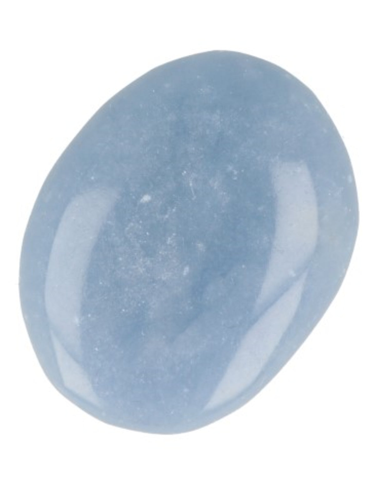 Angelit sten, ljusblå, ca 3 cm (30 g)
