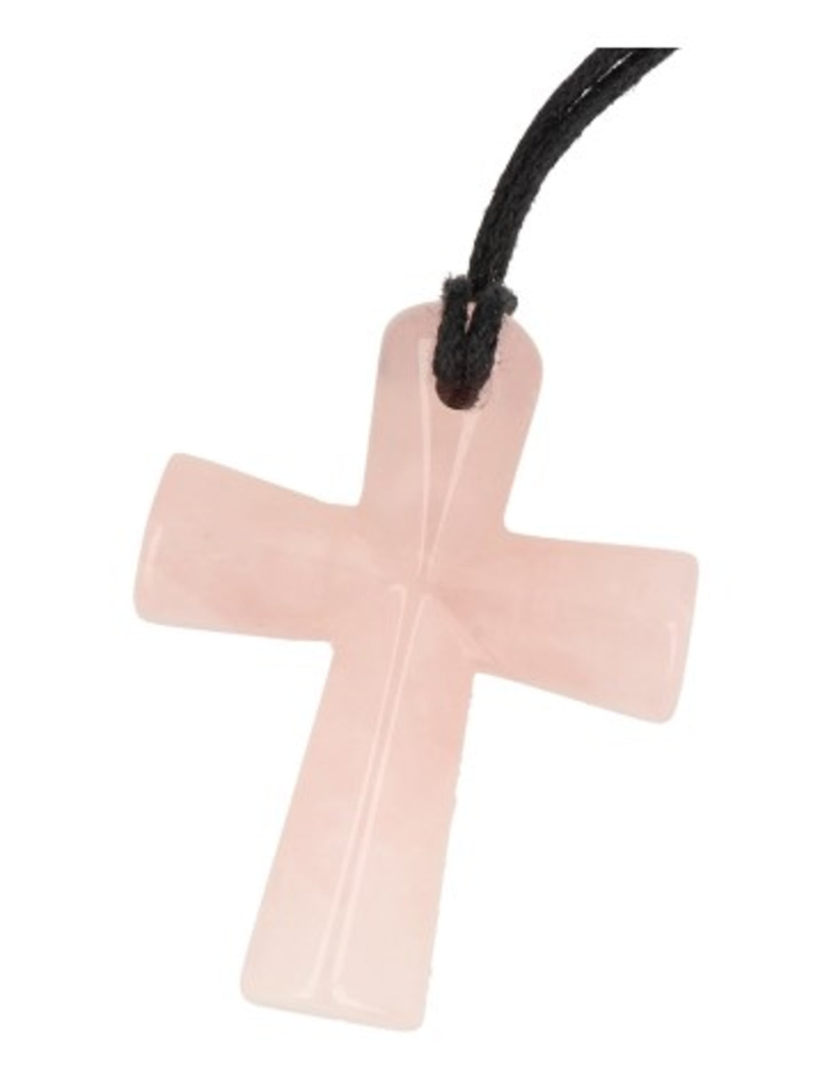 Rosenkvarts ankh, 4 cm, rosa