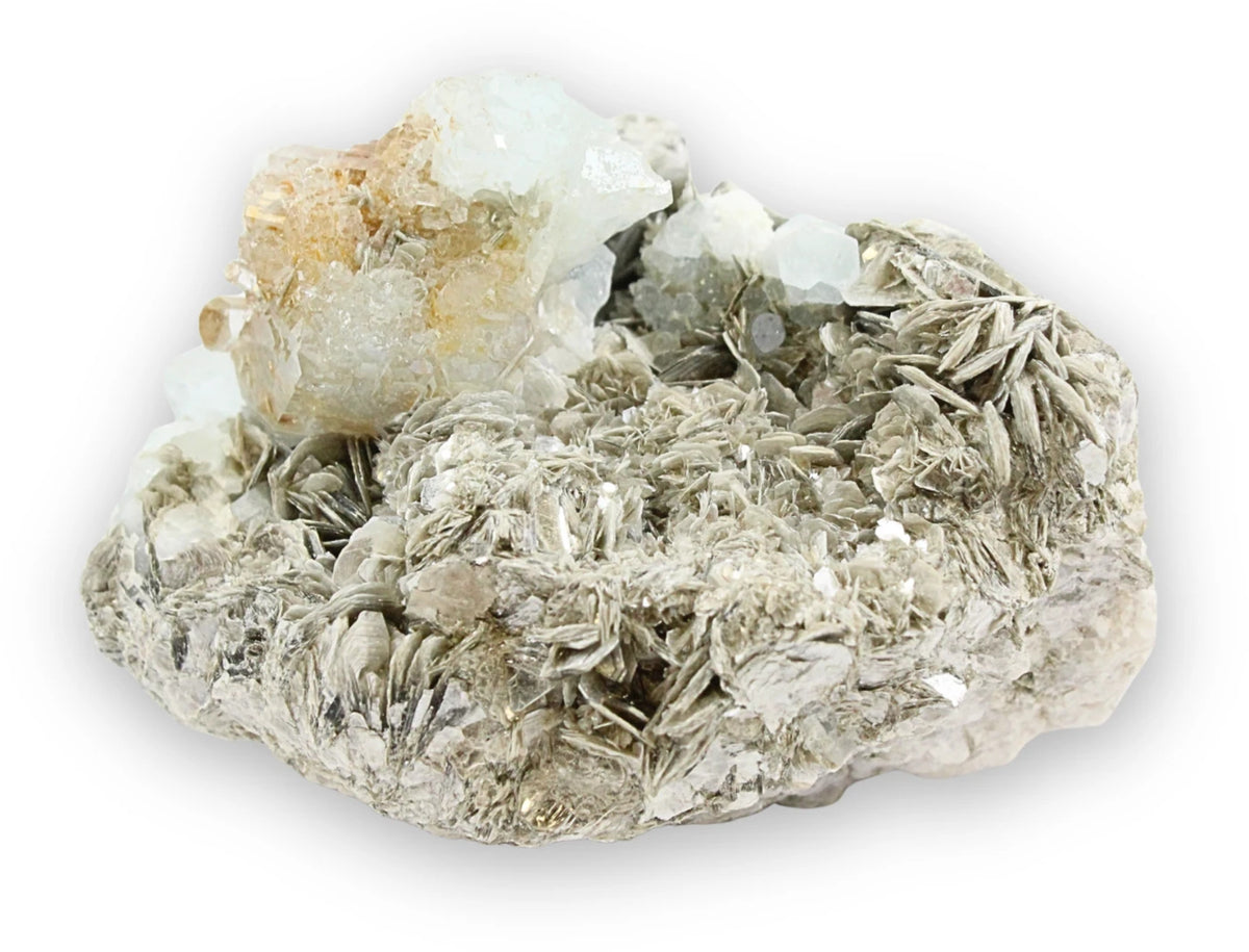 Akvamarin med mica, rå, Brasilien, 7,3 cm, nr 102