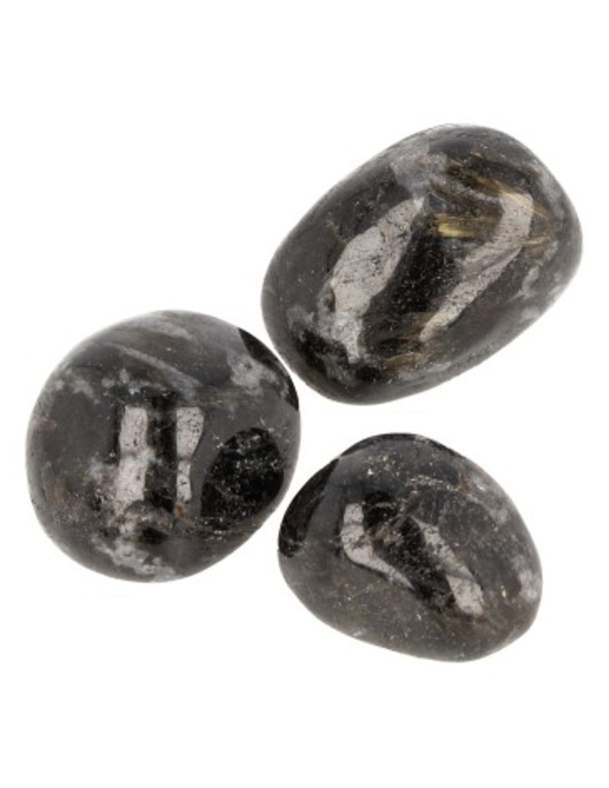 Arfvedsonit trumlade stenar, 50 g (ca 3 st)