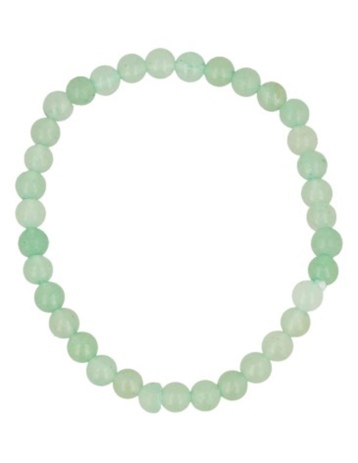 Grön aventurin armband för barn, 4 mm