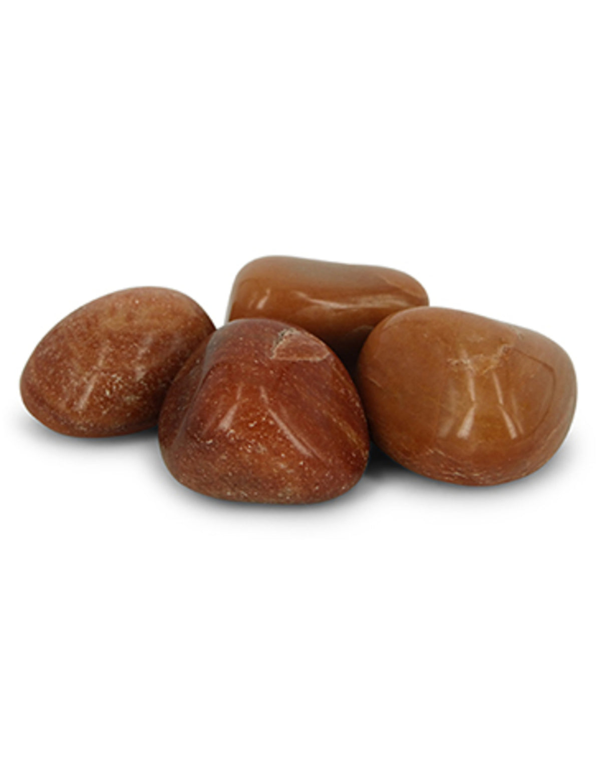 Aventurin trumlade stenar, orange, 2 till 4 cm, 100 g