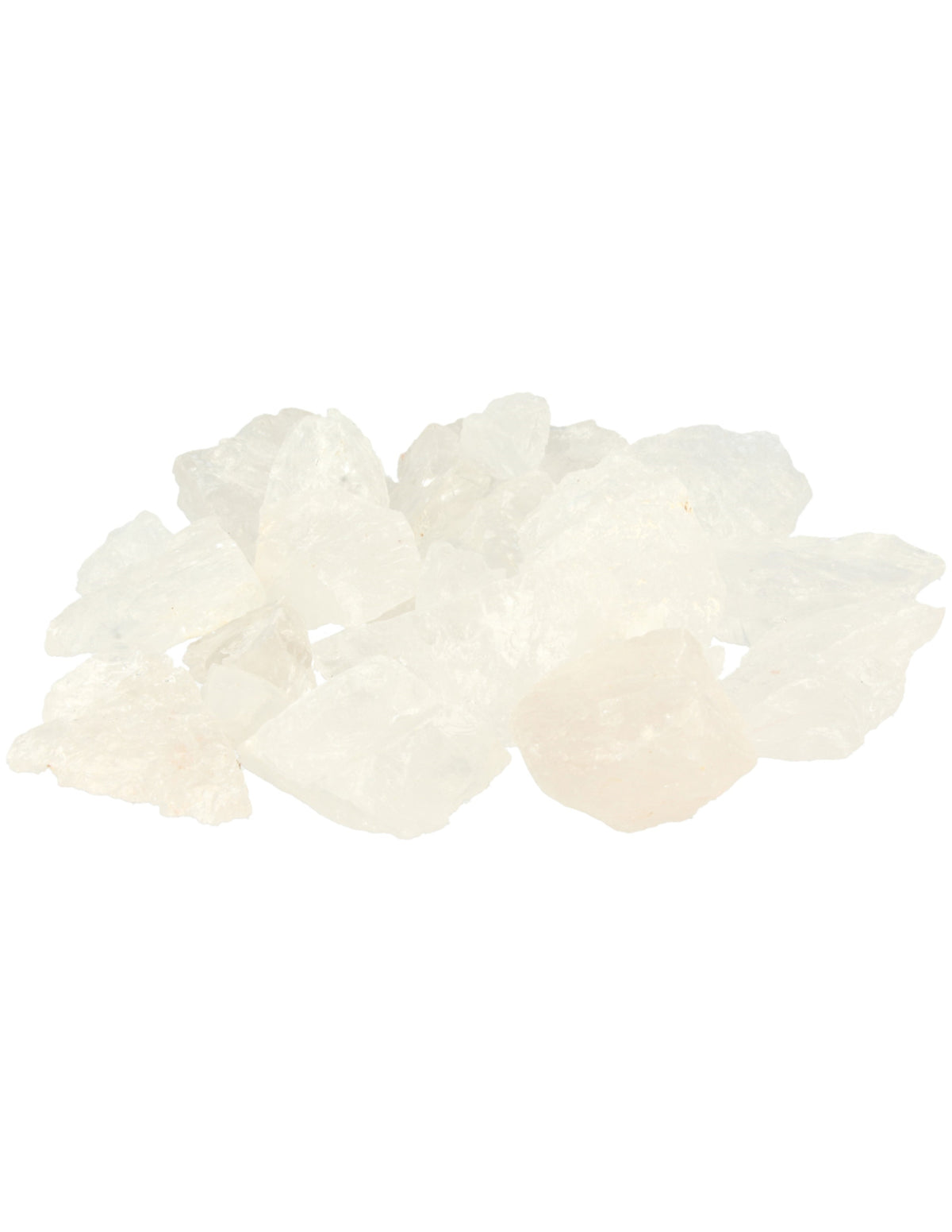 Bergkristall råa stenar, A-kvalitet, bitar 3 till 5 cm, 250 g