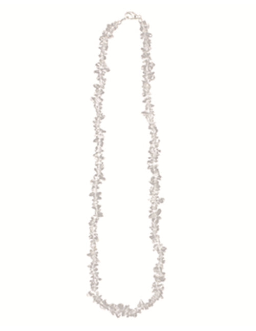 Bergkristall halsband med splitstenar, A-kvalitet, 45 cm
