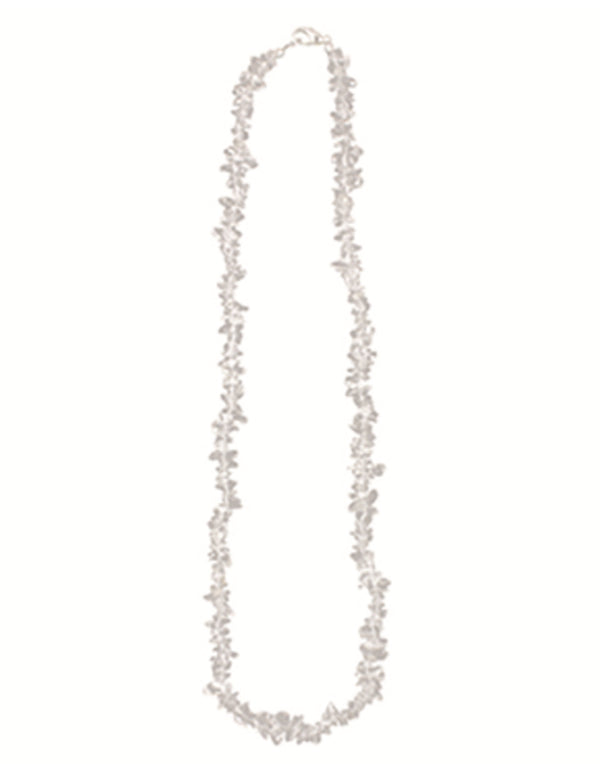 Bergkristall halsband med splitstenar, A-kvalitet, 45 cm