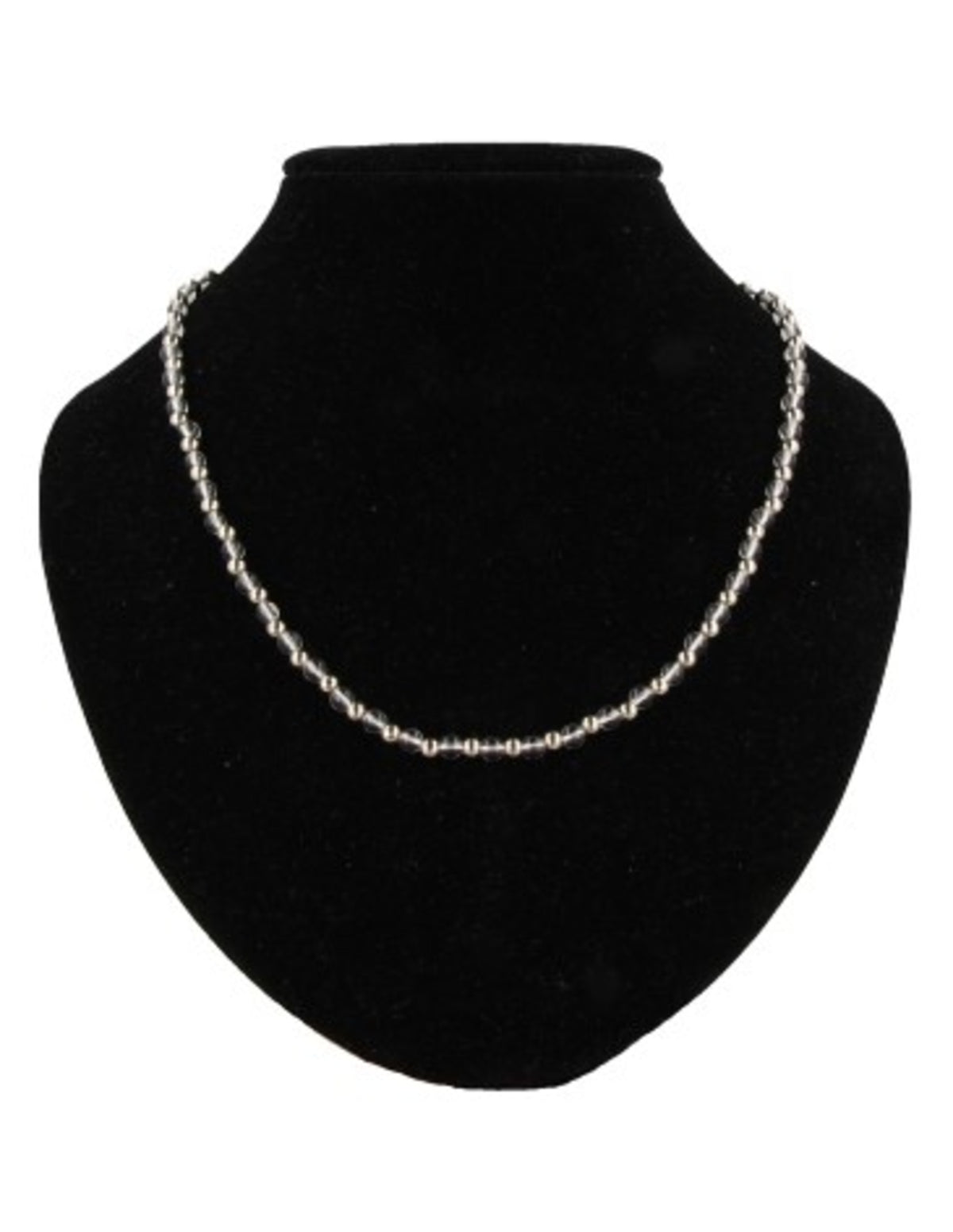 Bergkristall halsband, Ibiza love, 45 cm