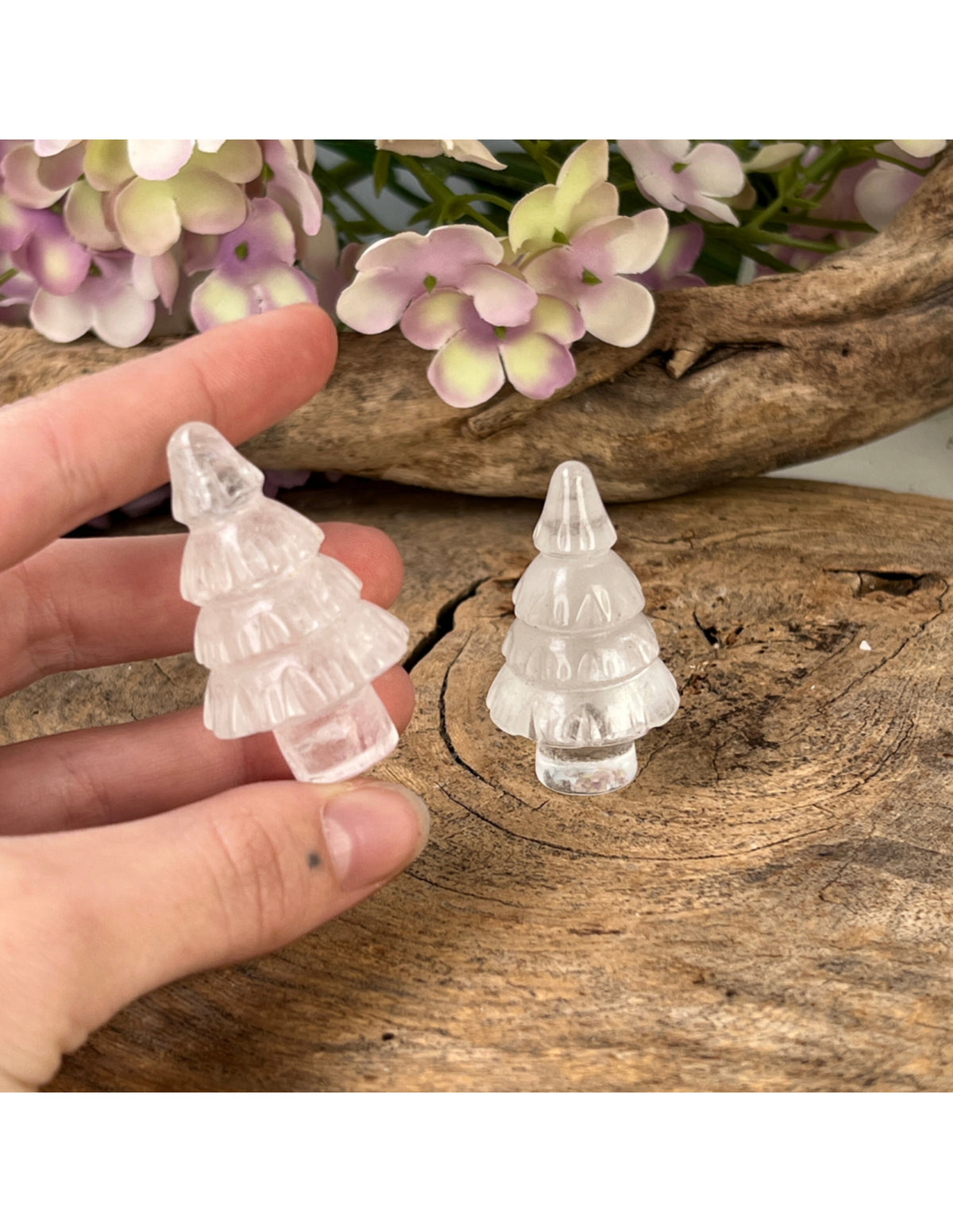 Bergkristall julgran, 5 cm, 3 g