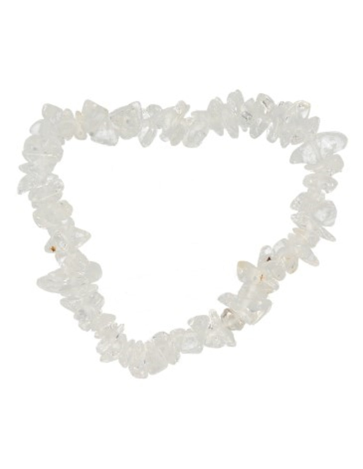 Bergkristall armband för barn, splitstenar, 13 cm