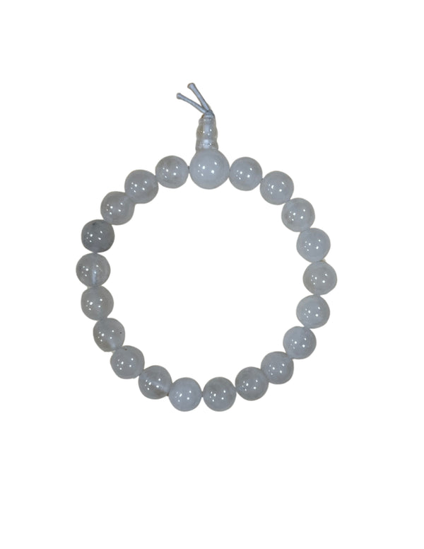Bergkristall armband, powerbead, kulor 8 mm, 18 cm
