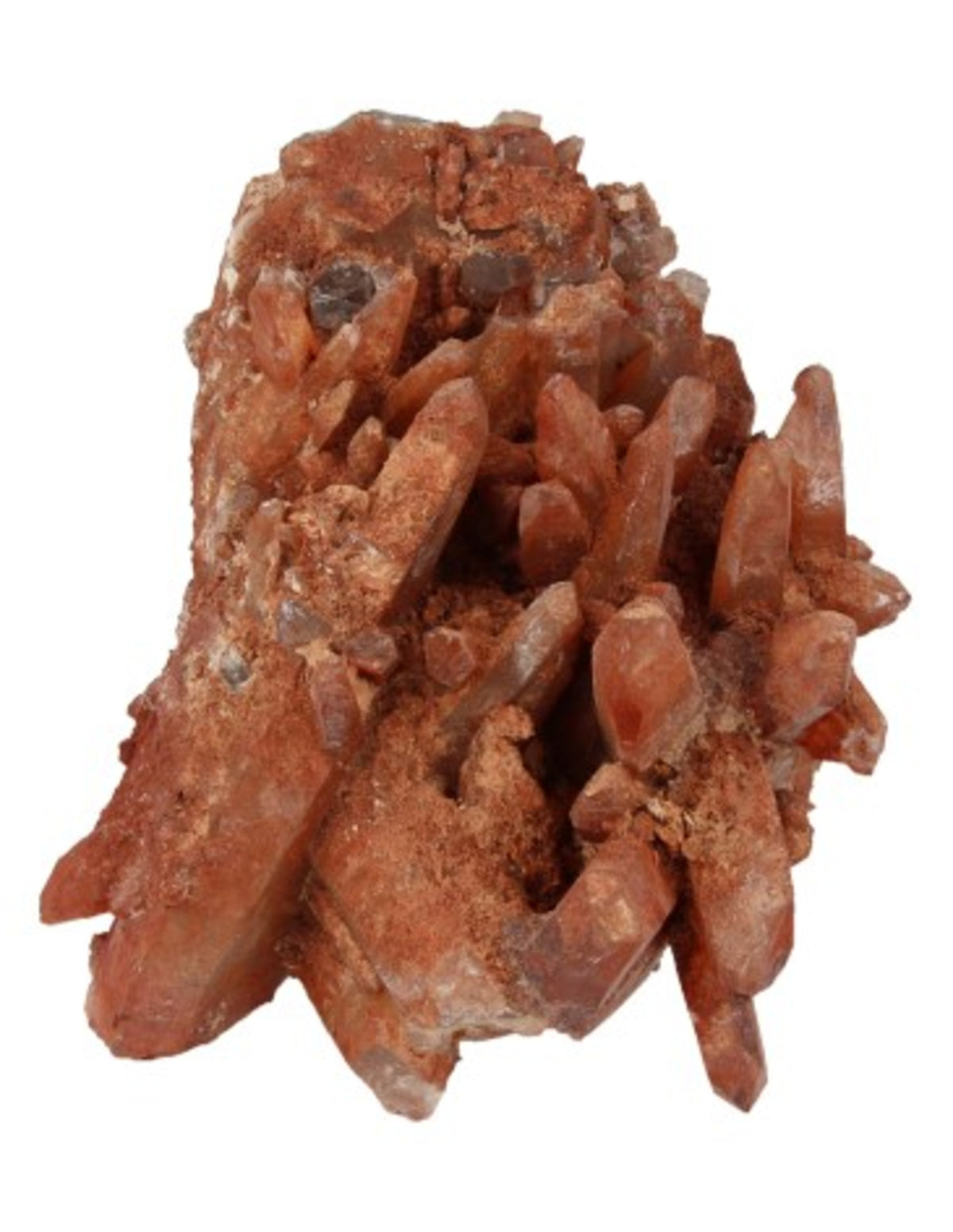 Bergkristall röd, rå, 20 x 15 x 10 cm, 2,29 kg, nr 17