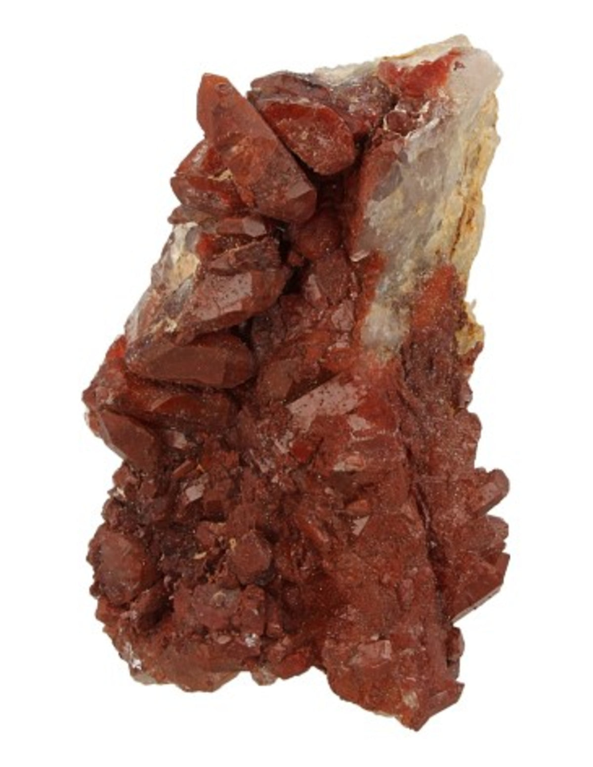 Bergkristall röd, rå, 13 x 9 x 6 cm, 600 g, nr 1