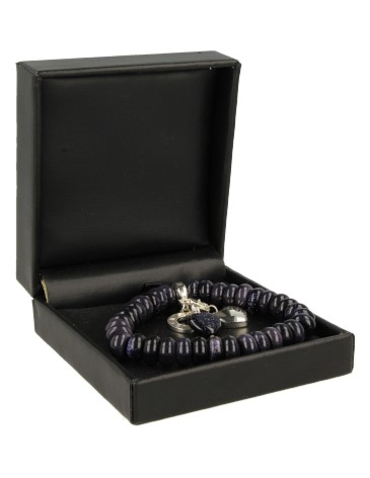 Blå guldsten armband, Ruby Mania nr 25 (glas)