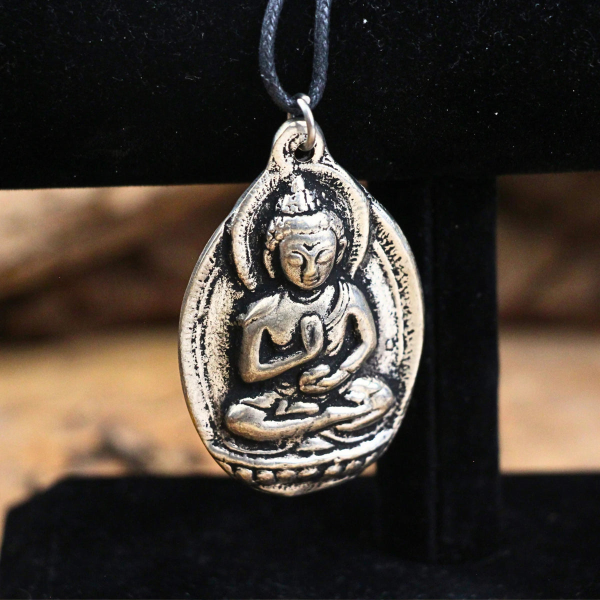 Buddha hänge, dekorativt, 5,7 x 3,7 cm, N2