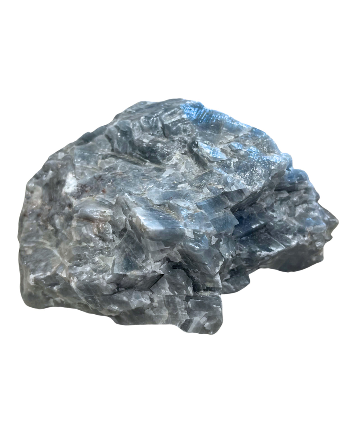 Kalcit blå, rå, 14 x 9 x 13 cm, 1,7 kg, nr 2