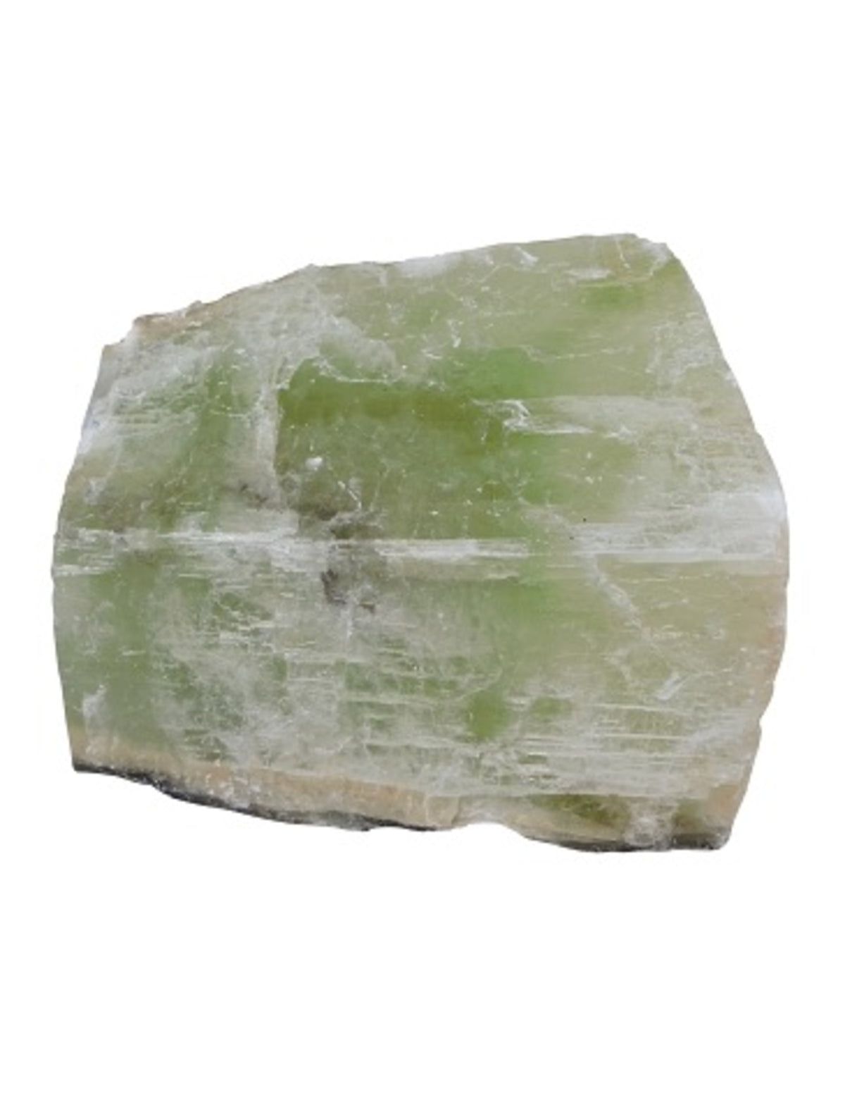 Kalcit grön, stort block, 30 x 20 x 19 cm, 26,75 kg, nr 222