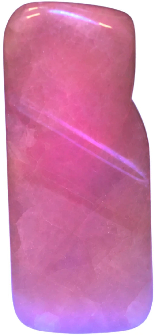 Mangankalcit skulptur, rosa, 12 x 2 x 5 cm, nr 31