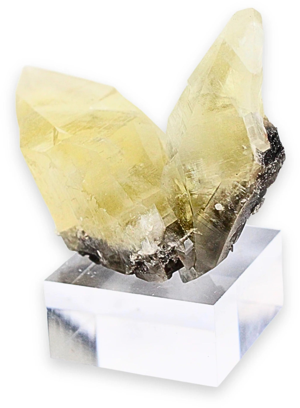Kalcit på matris, mineralprov, Xianghualing, nr 52