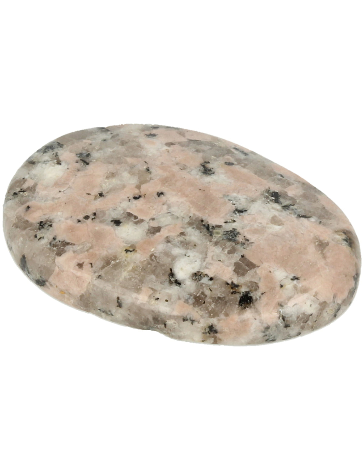 Rosa kalcitmarmor, trumlad ficksten, 4 till 6 cm, 25 g