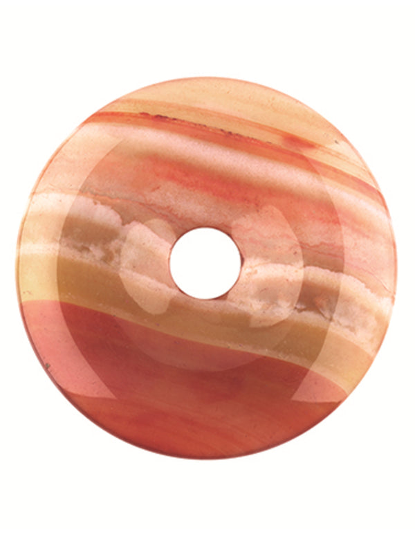 Karneol donut, 30 mm, ca 20 g