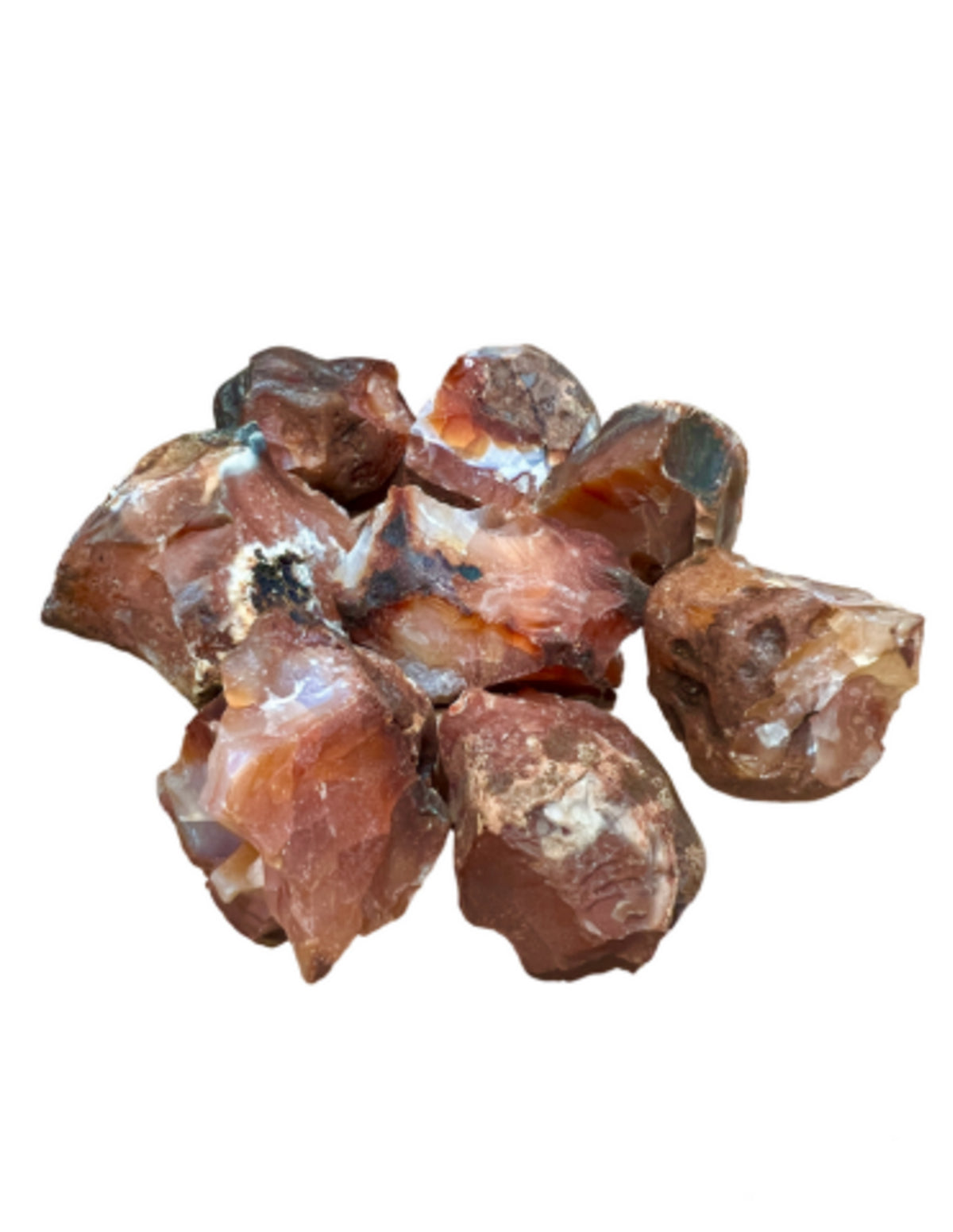 Karneol råa bitar, 250 g, Indien
