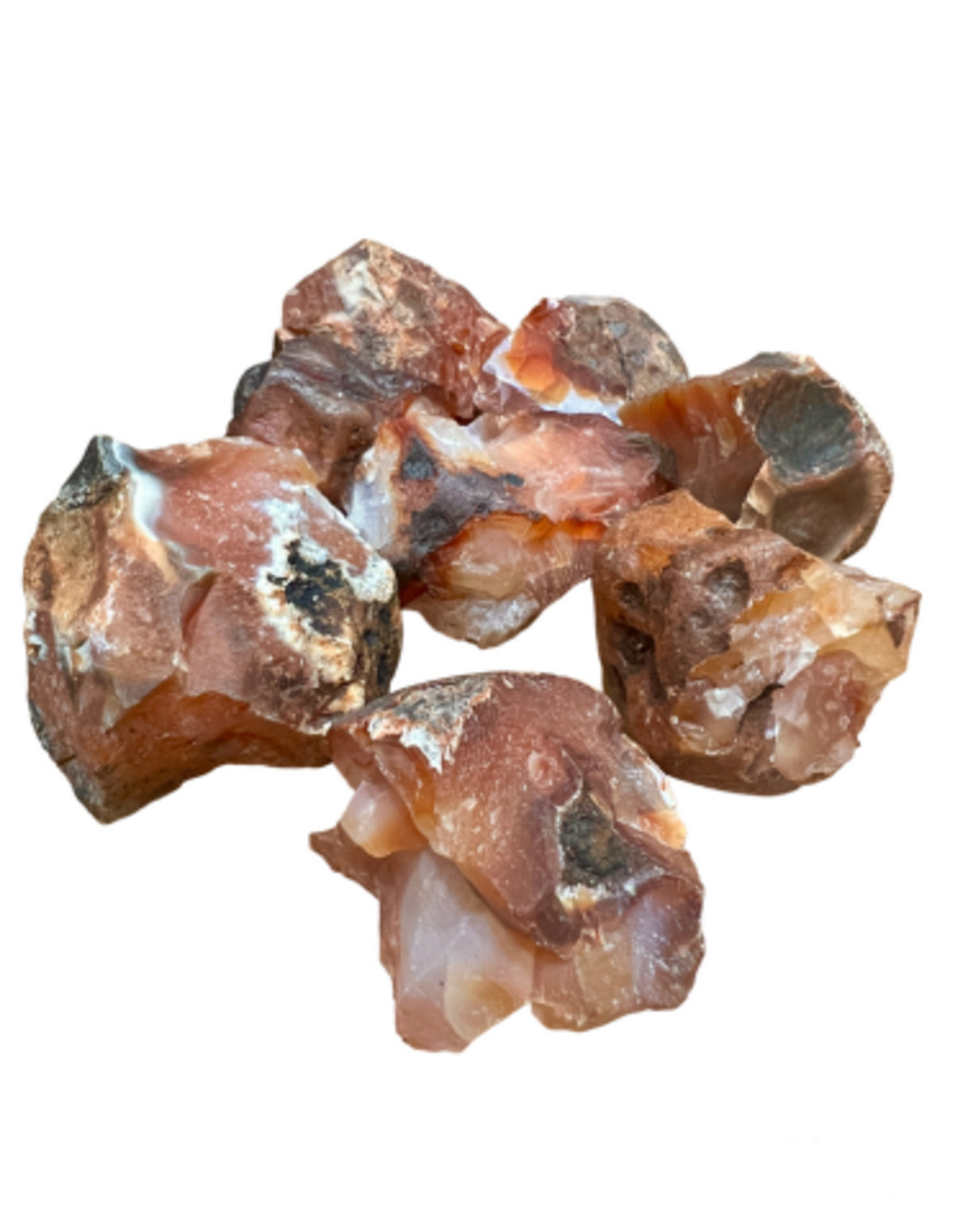 Karneol råa bitar, 250 g, Indien