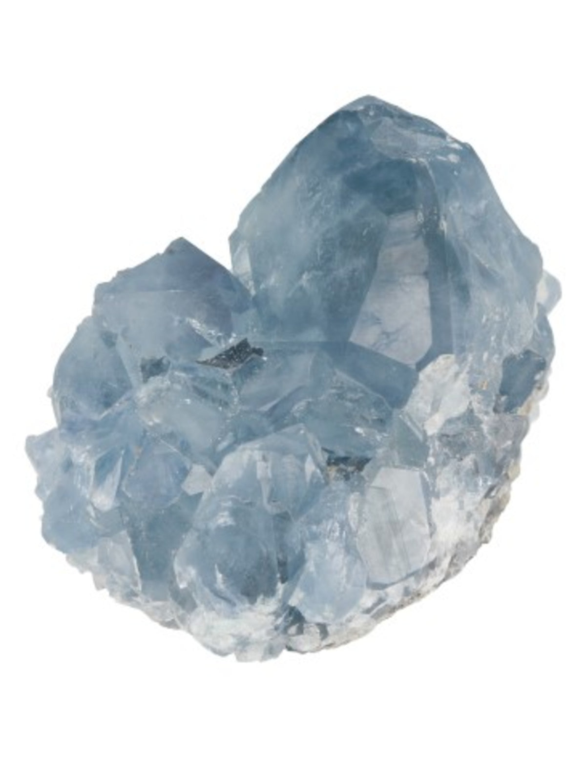 Celestin råa bitar, 3 till 5 cm, 40 till 110 g per bit