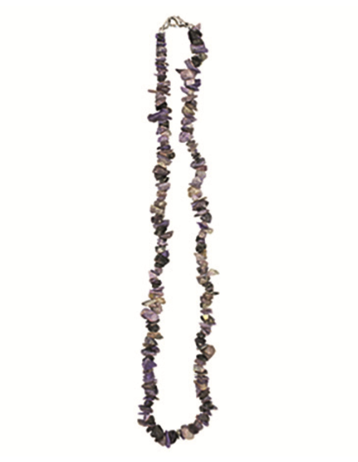 Charoit halsband med splitstenar, 5 till 10 mm