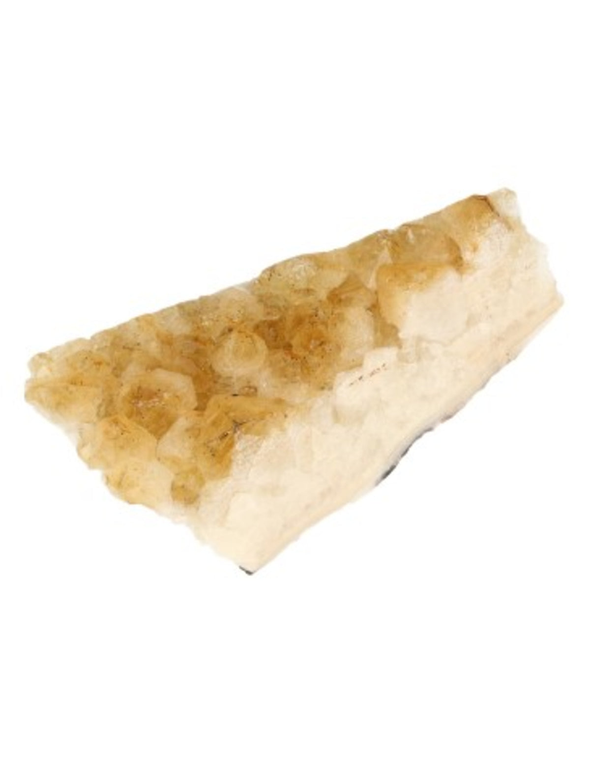 Citrin kristall, rå, upphettad, från Brasilien, 350 till 400 g