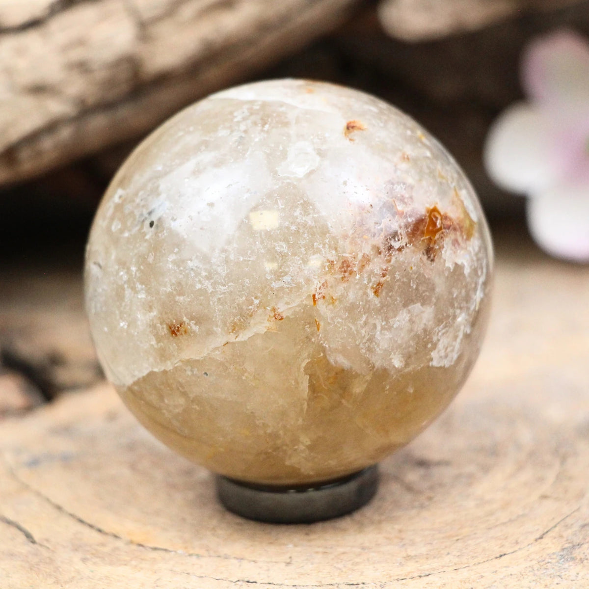 Citrin kula, naturlig, 6 cm, nr 03