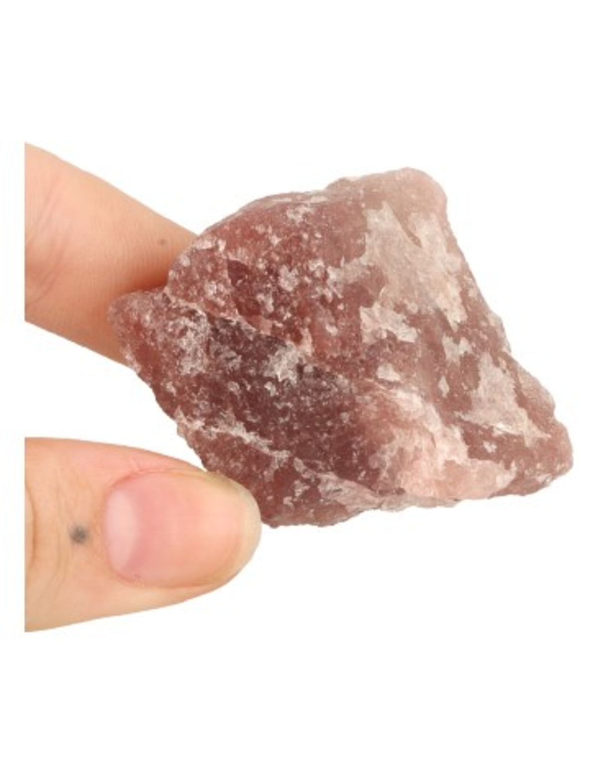 Aventurin röd i liten ask, A-kvalitet, 3 till 5 cm