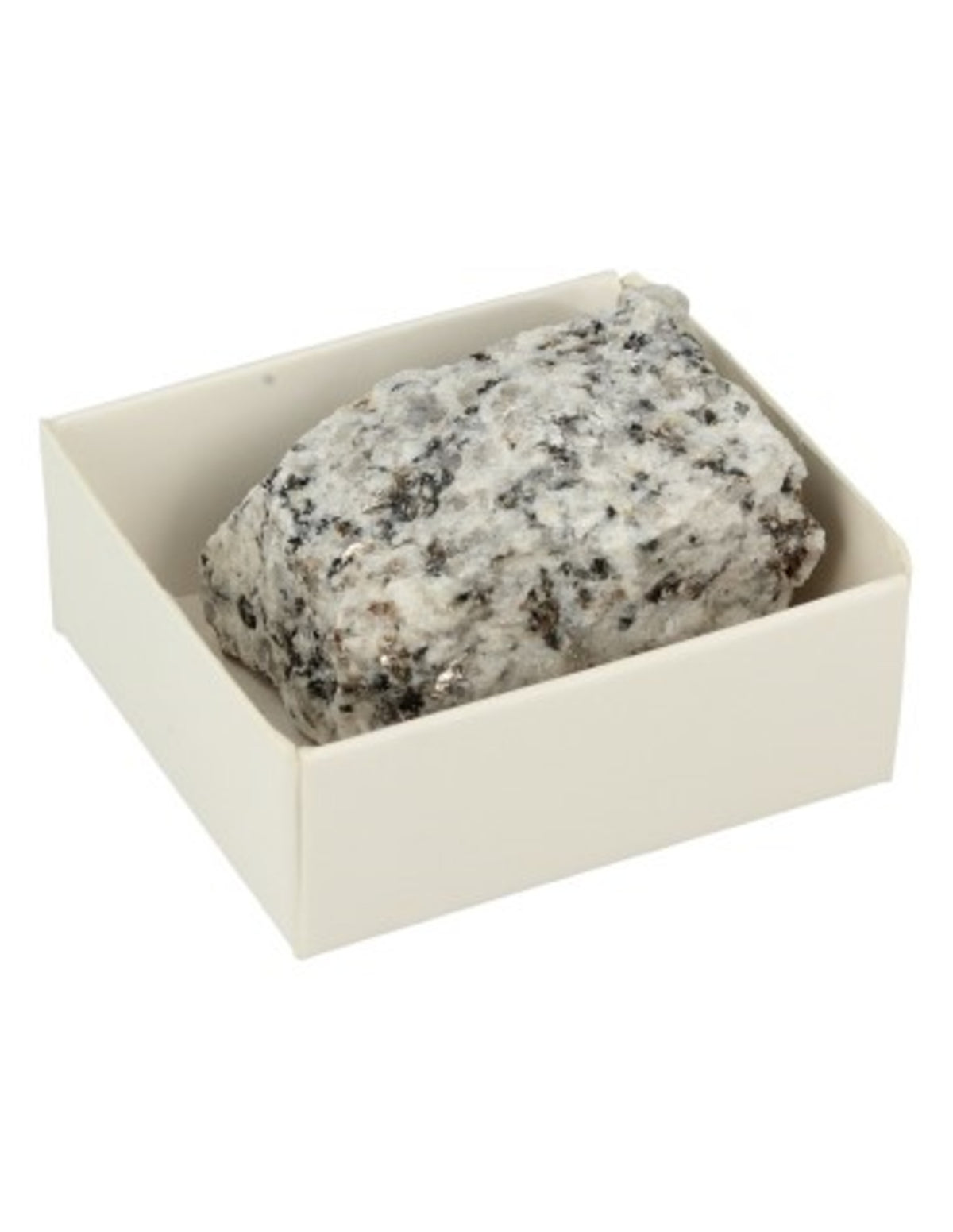 Granit rå sten i ask, ca 4 cm