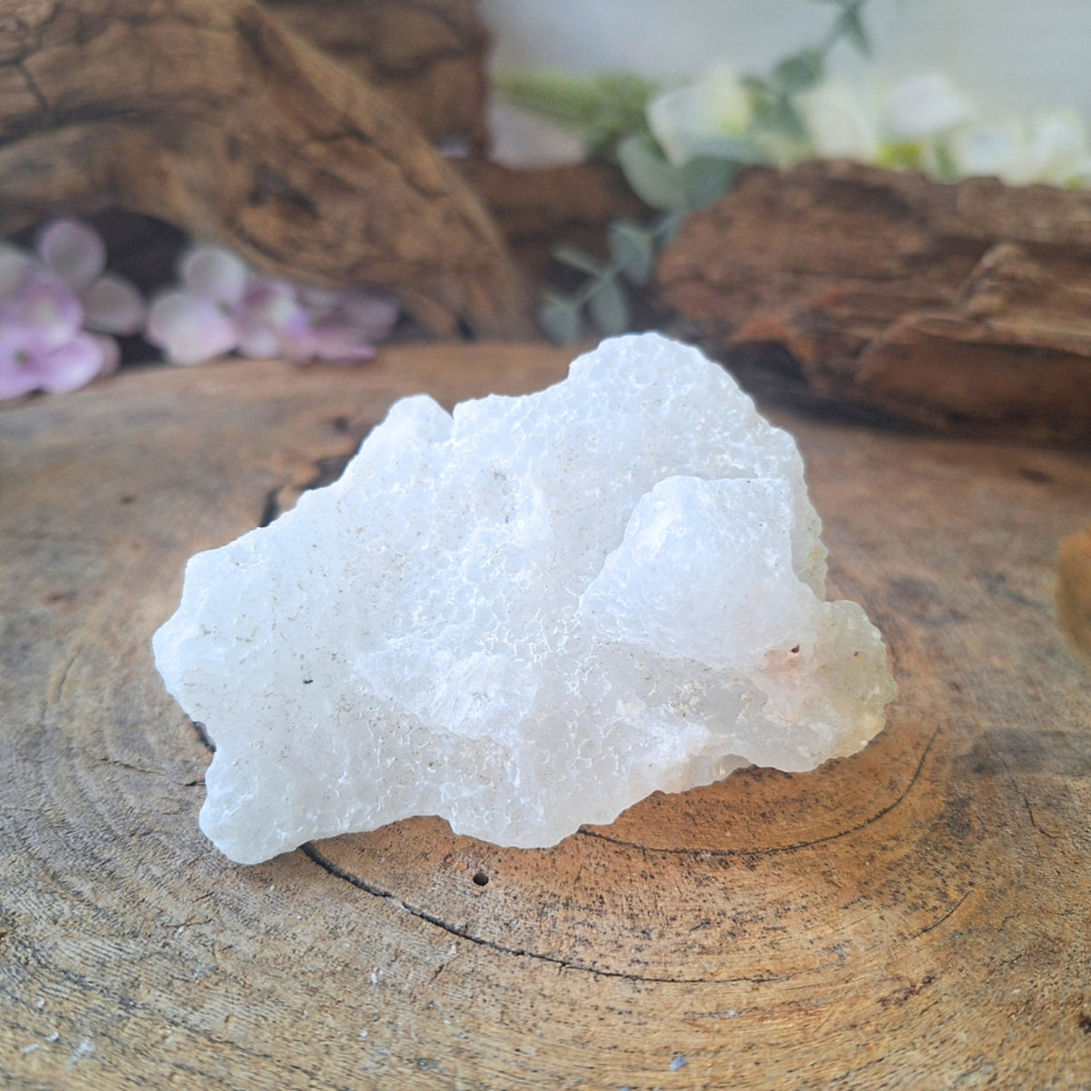 Älvkvarts rå sten, 7,8 cm, nr 17