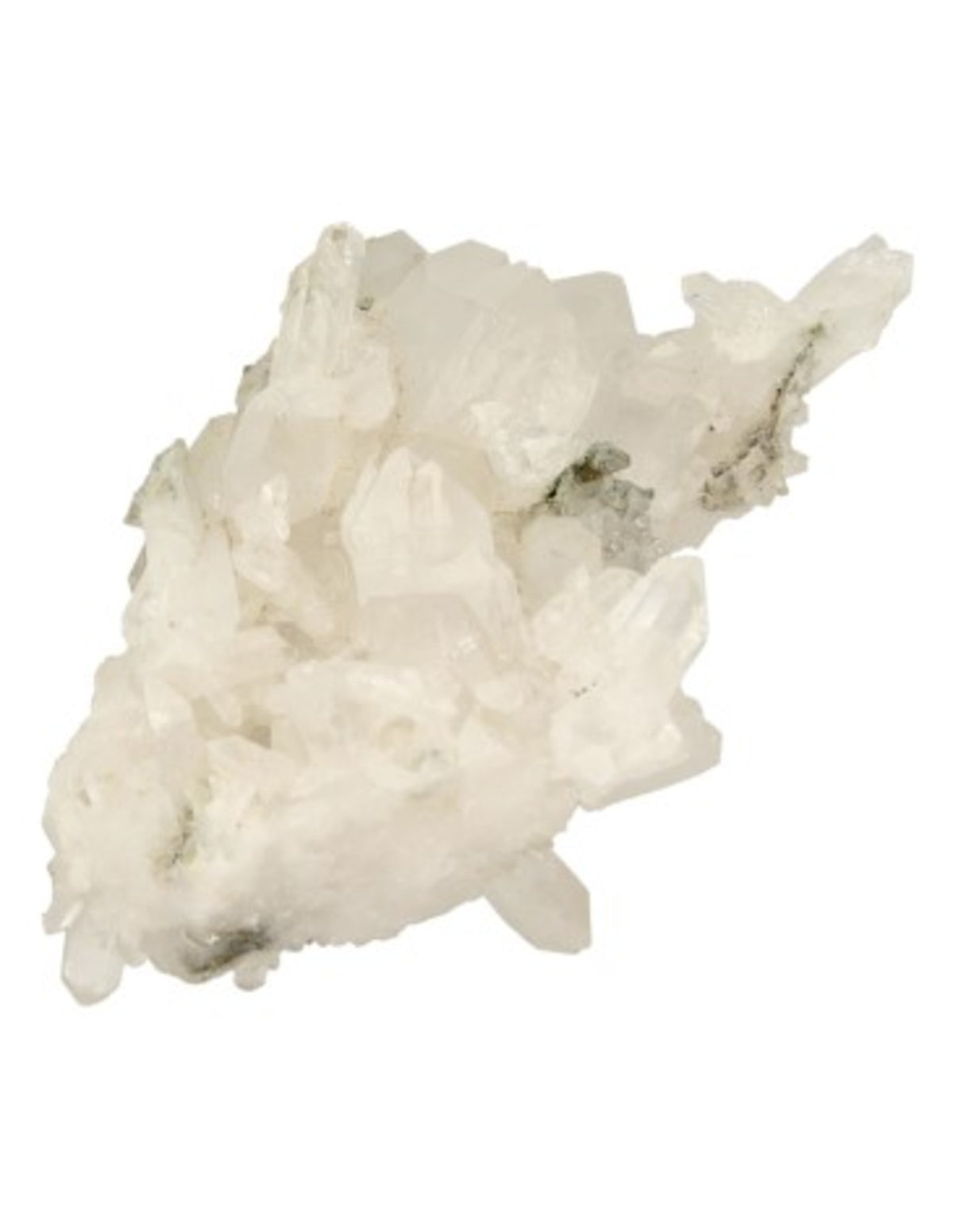 Fadenkvarts kluster, rå, 11 x 5,5 x 4,5 cm, nr 4 (211 g)