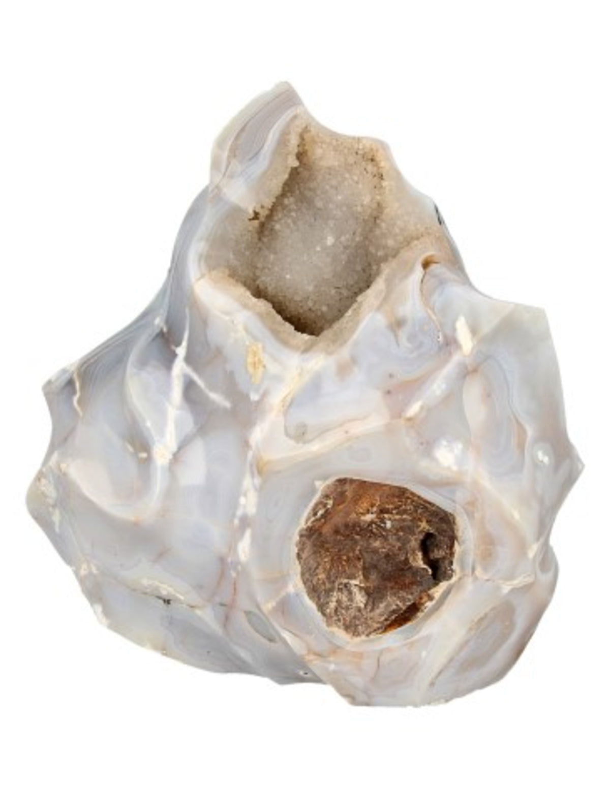 Agat skulptur, feng shui-flamma, 23,5 cm, 5,95 kg, nr 2