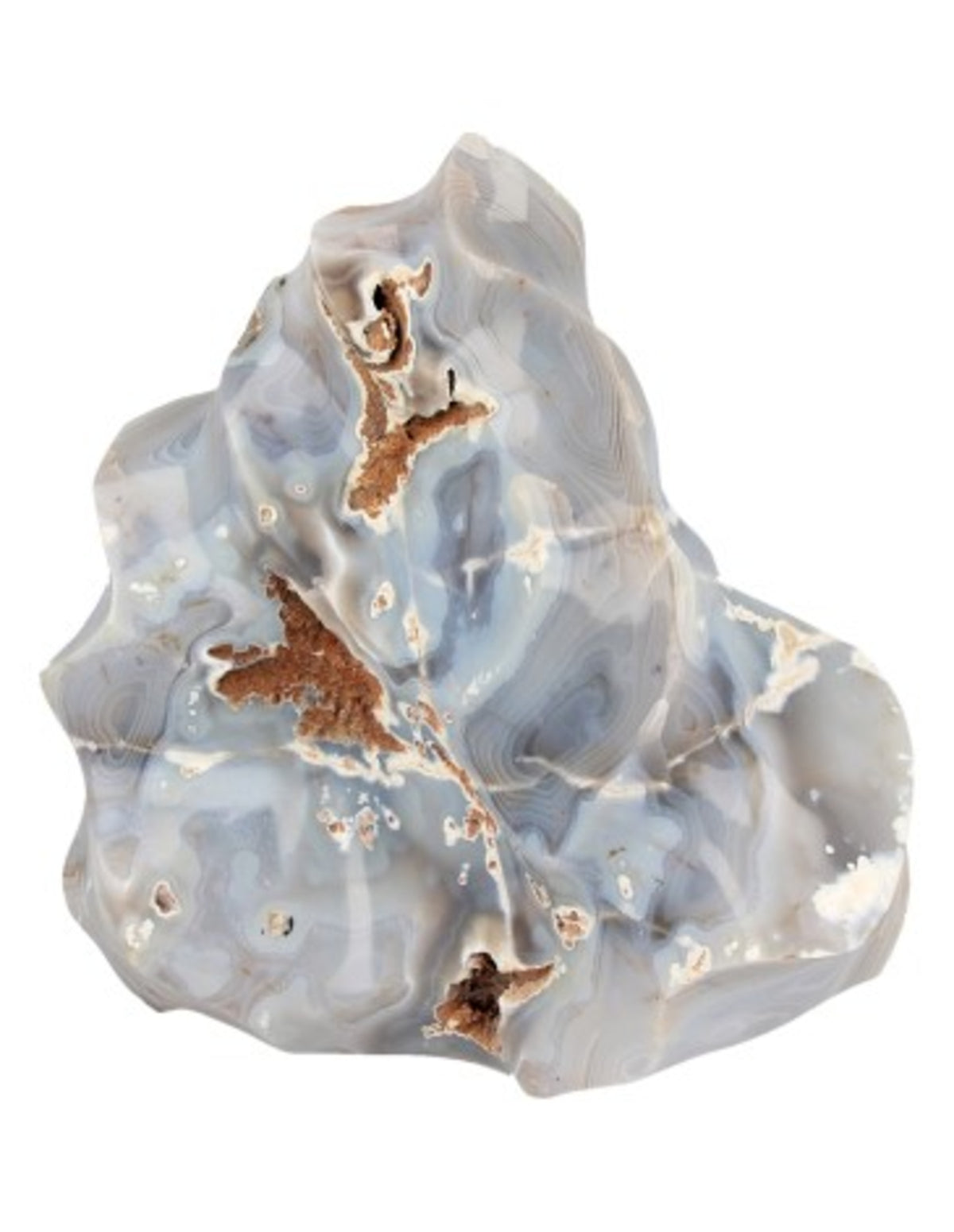 Agat skulptur, feng shui-flamma, 23,5 cm, 5,95 kg, nr 2
