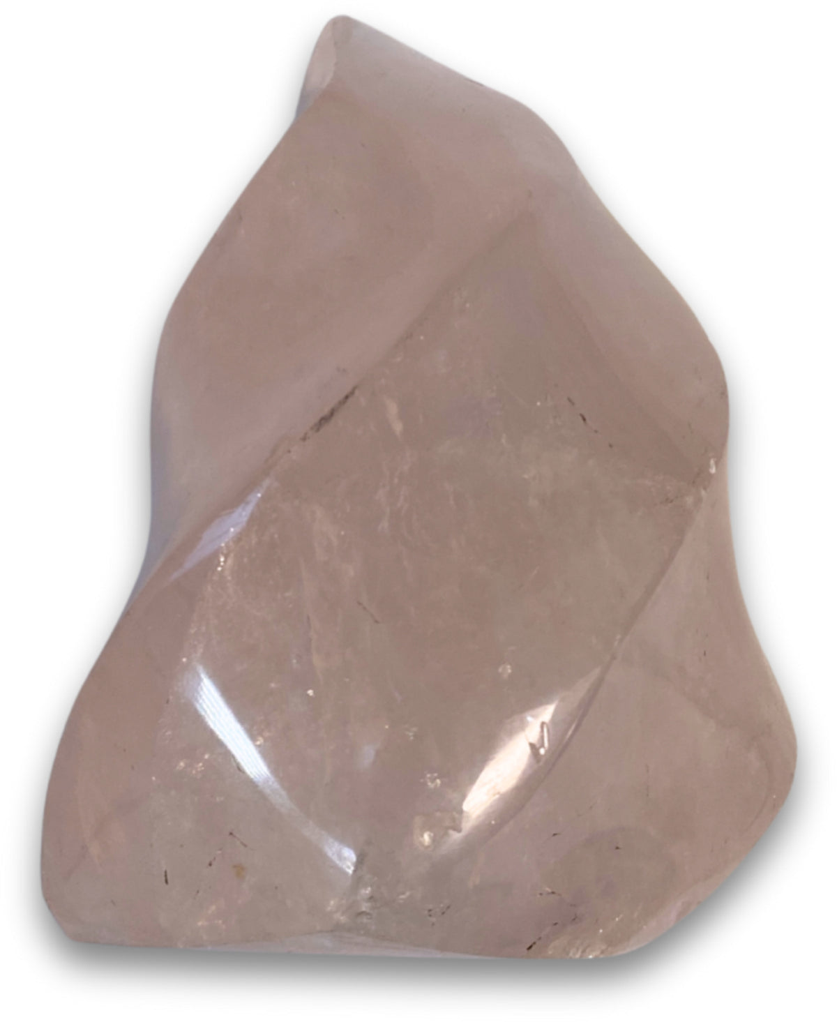 Rosenkvarts flamma, feng shui, 9,4 cm, nr 8