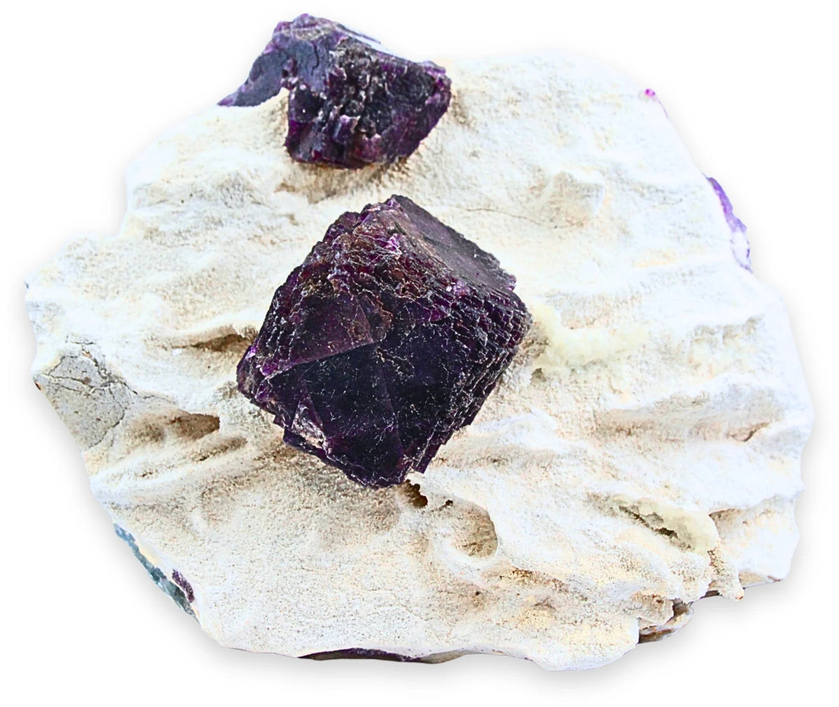 Fluorit lila på kvarts, 24 x 13 x 21 cm, 4,1 kg, nr 67