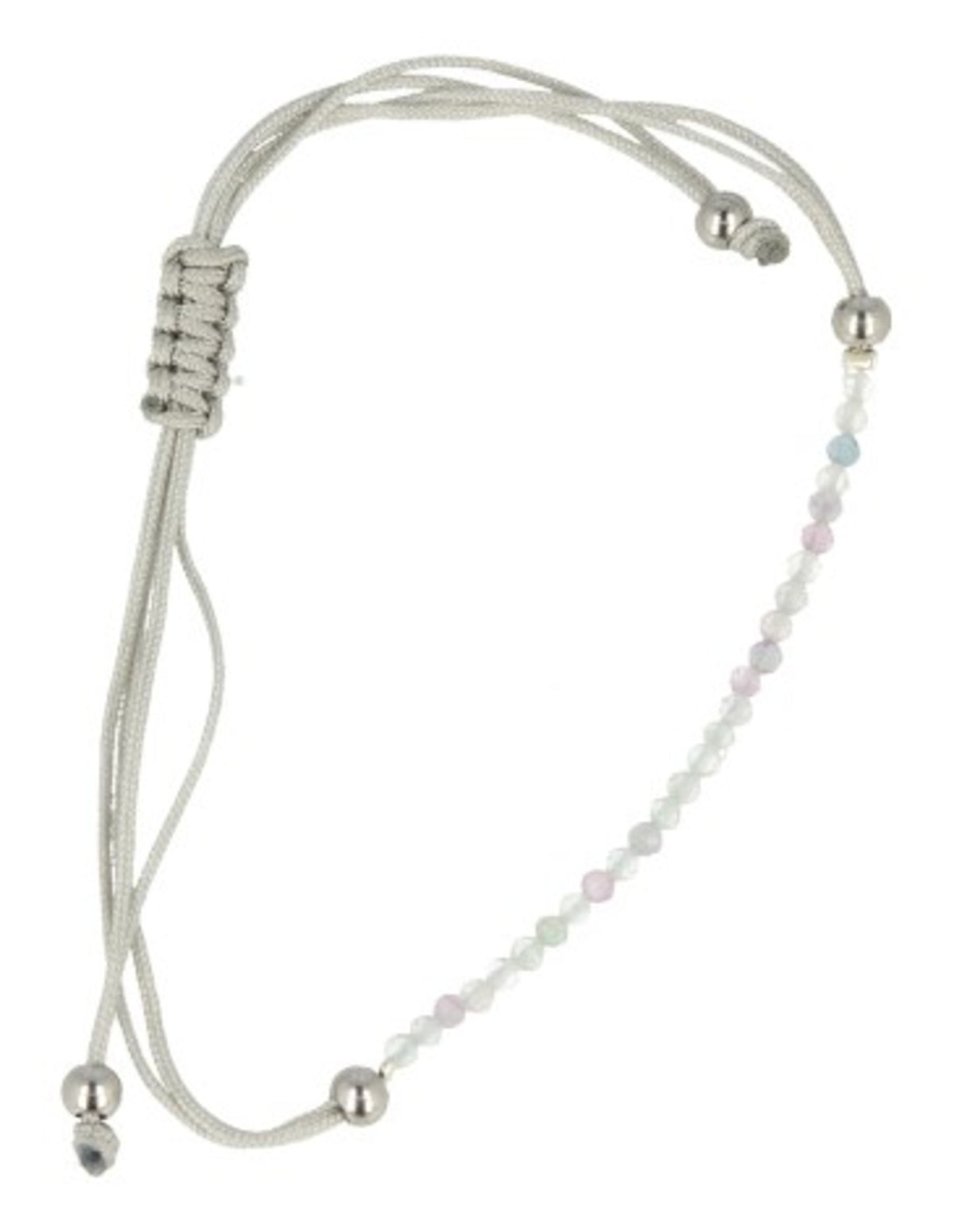Fluorit armband, sommar, regnbåge, justerbart