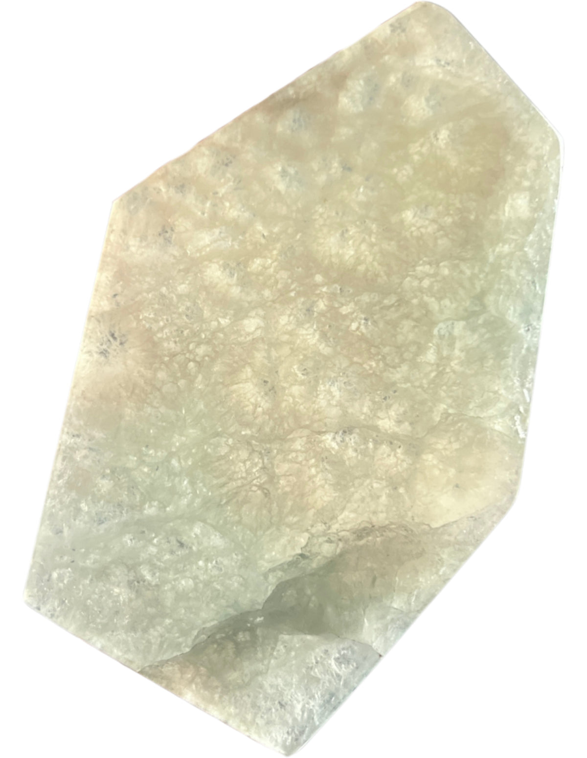 Fluorit skiva, polerad, 11 cm, 203 g, nr 03