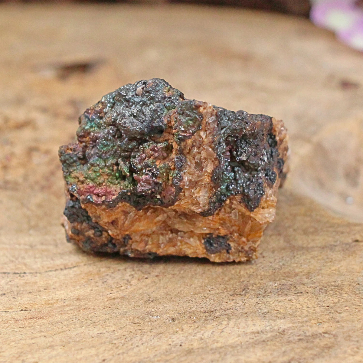 Goethit mineral, rå, från Spanien, nr 03 (90 g)