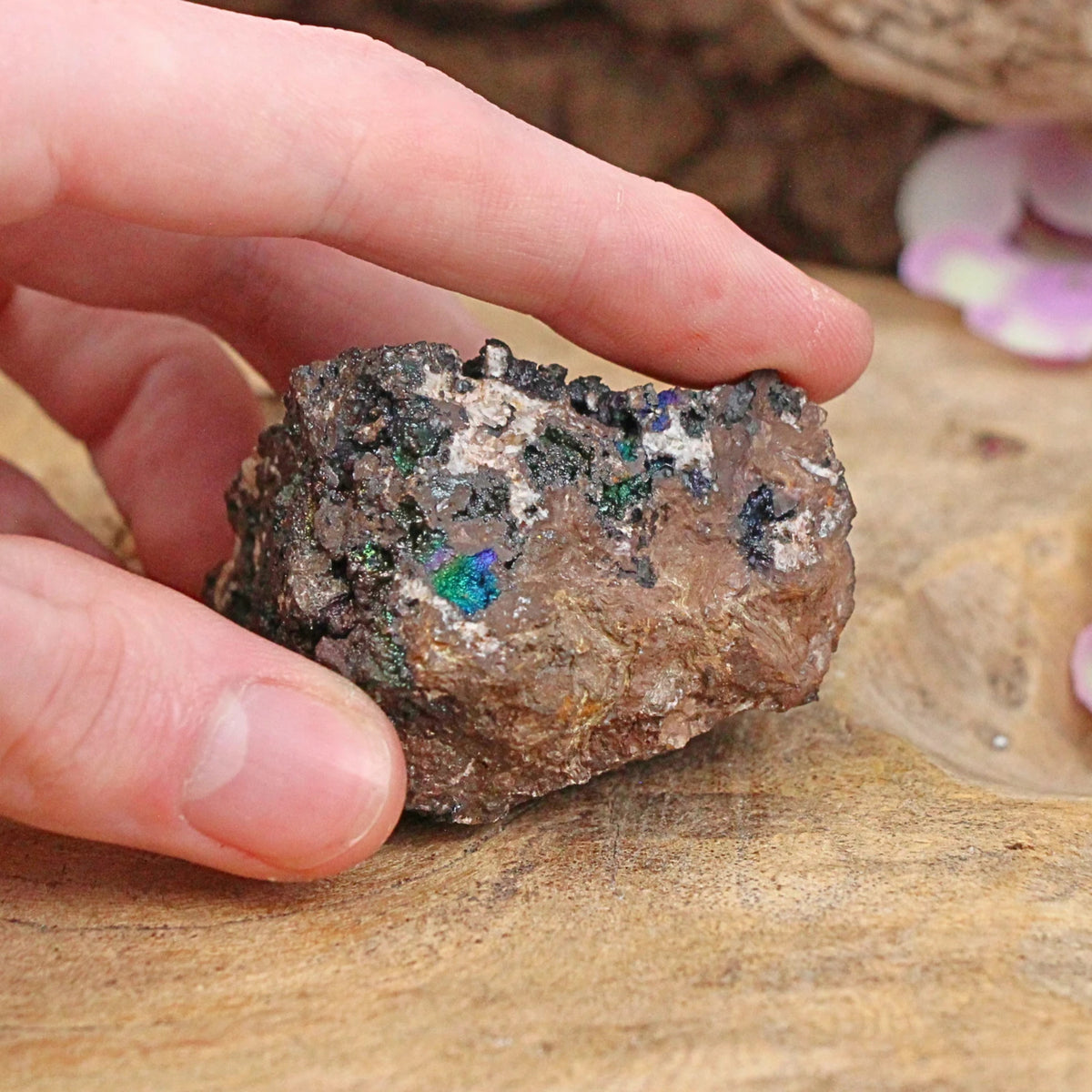 Goethit mineral, rå, från Spanien, nr 04 (100 g)
