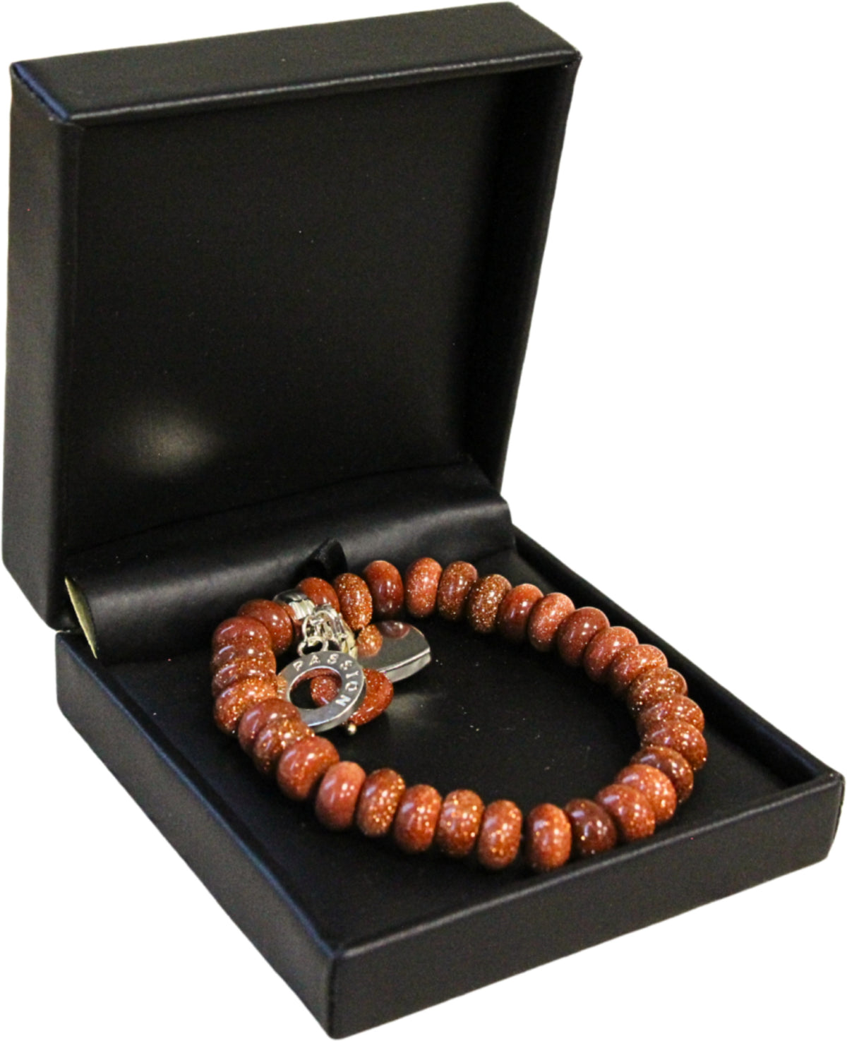 Guldsten armband, Ruby Mania nr 30 (glas)