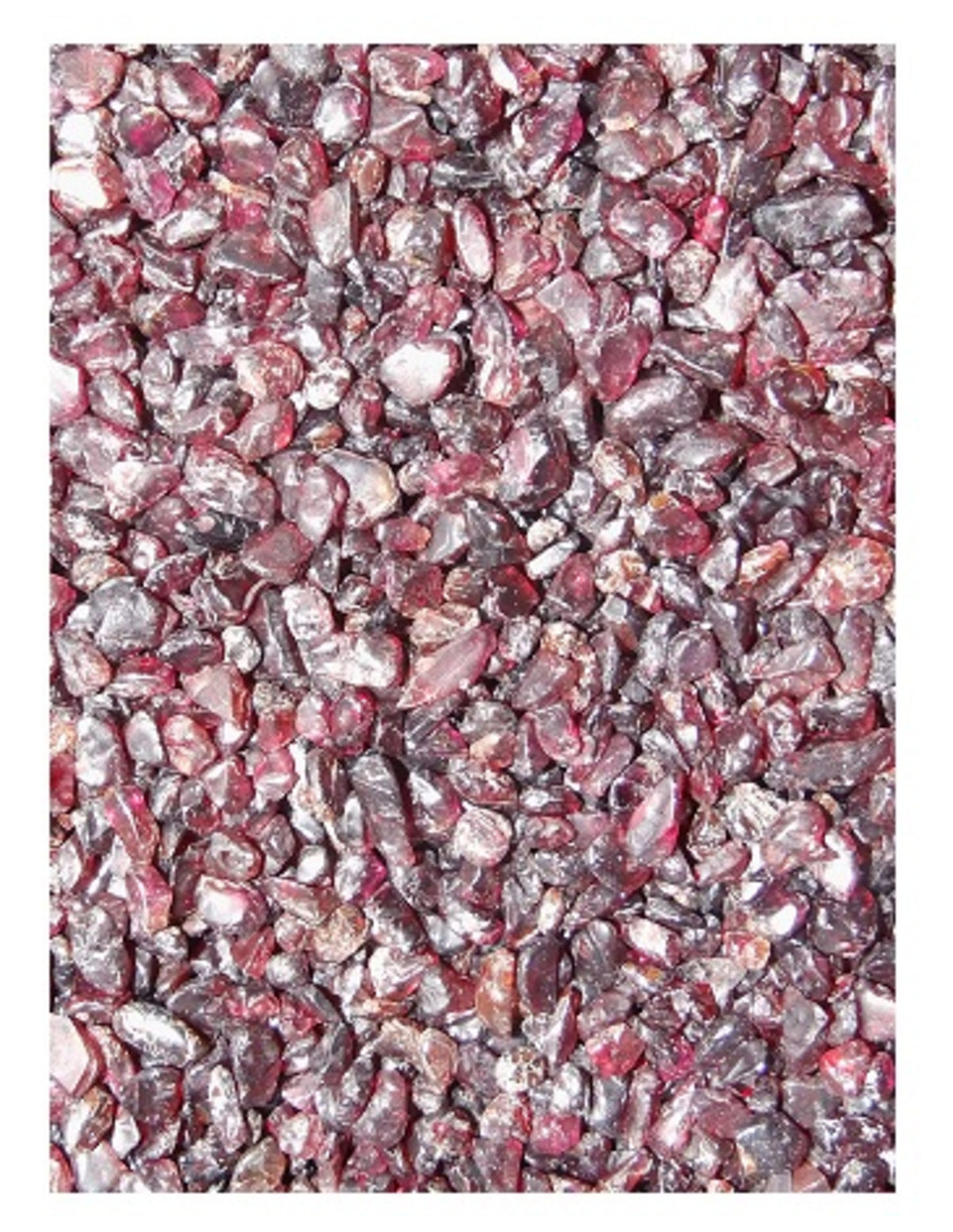 Granat trumlade stenar, små, 5 till 10 mm, 100 g
